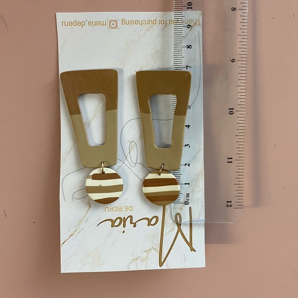 Polymer clay earrings - Picture 3 of 3